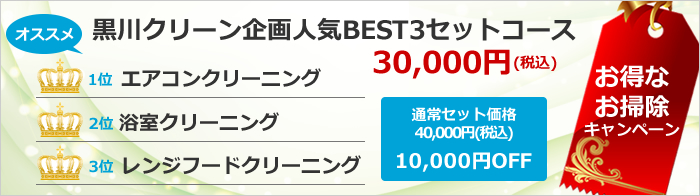 ハウスクリーニングセットはこちらです